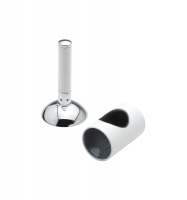 TAPA Y MANETA ARC DAMIXA BLANCO/NEGRO